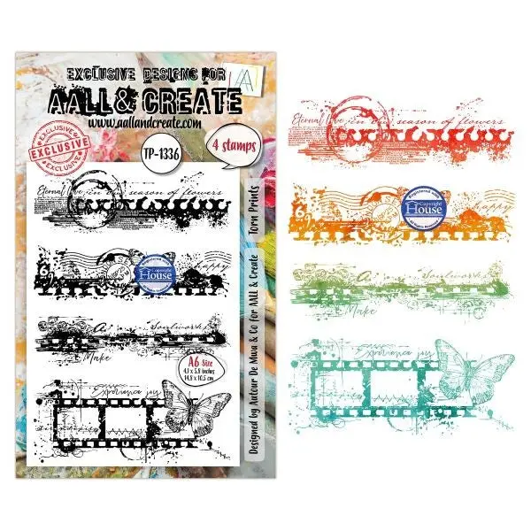 Torn Prints - Clear Stamps 1