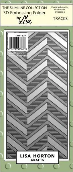Tracks - Slimline 3D Embossing Folder 1