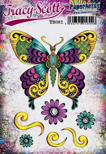 Tracy Scott Cling Stamps - #081 1