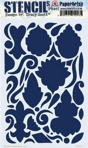 Tracy Scott Stencil - #407 1