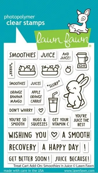 Treat Cart Add On:  Smoothies 'N Juice - Clear Stamps 1