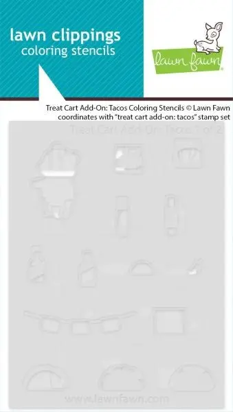 Treat Cart Add-On:  Tacos - Coloring Stencils 1