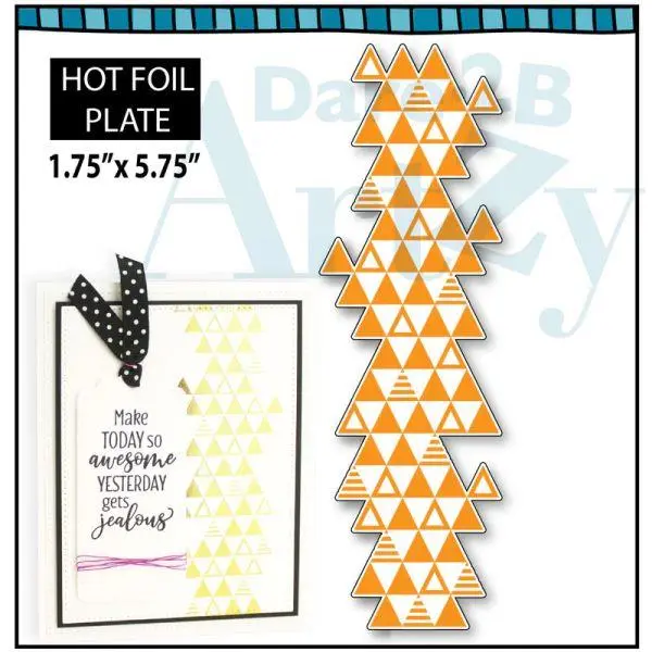 Triangle Accent Hot Foil Plate 1