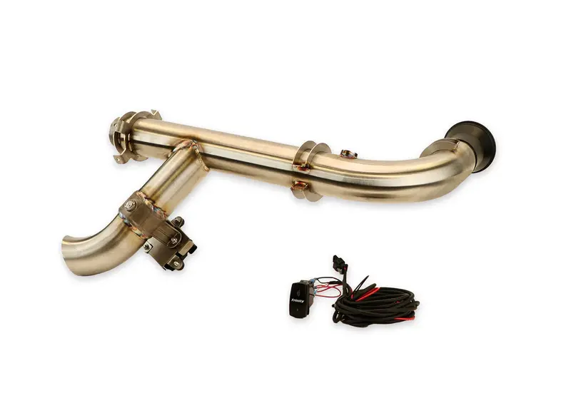 Trinity Racing Header Pipe W/ Cutout - Can-Am Maverick X3 1