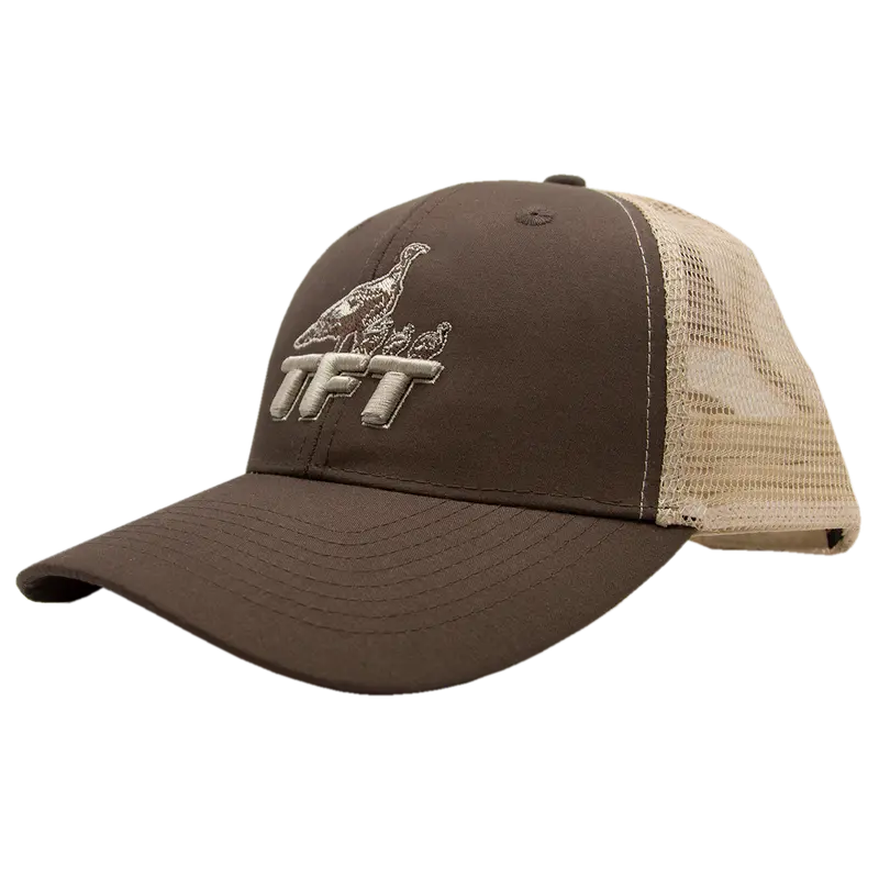 Turkeys For Tomorrow Mesh Cap - Brown/Tan 1