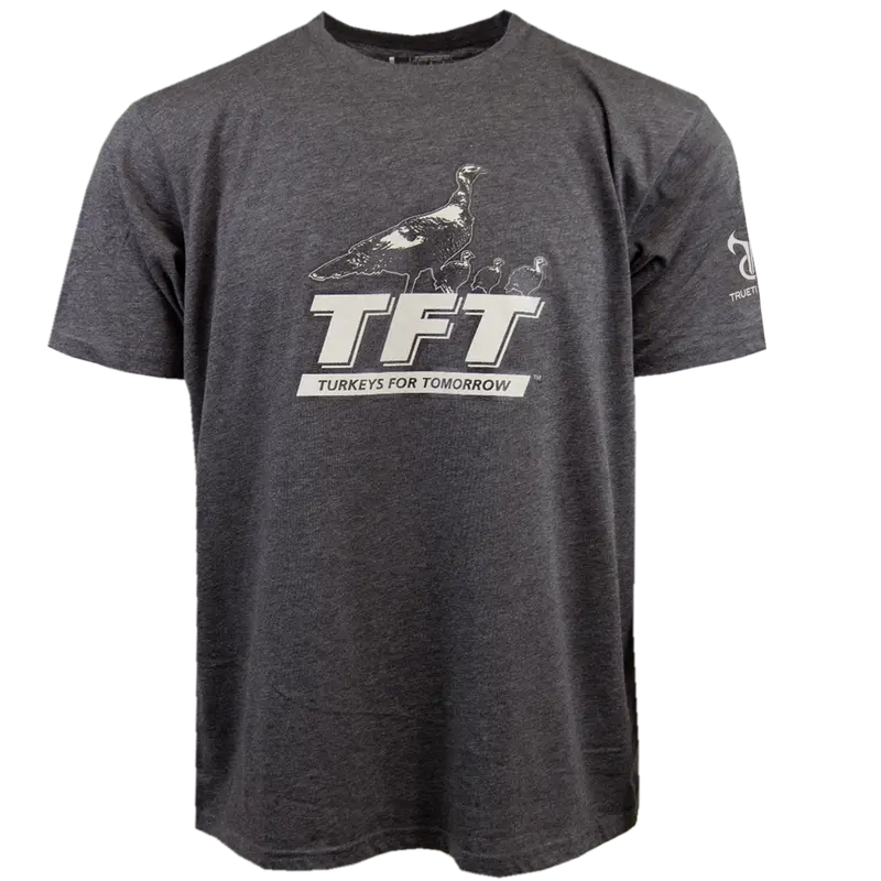 Turkeys For Tomorrow Tee - Charcoal Heather 1