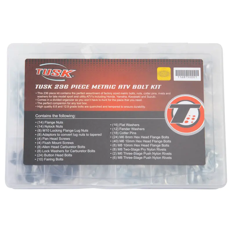 Tusk 236 Piece Metric Atv & Utv Bolt Kit 1