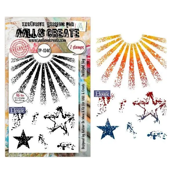 Twilight Sky - Clear Stamps 1