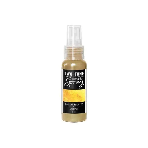 Two Tone Shimmer Spray - Bright Yellow & Copper 1