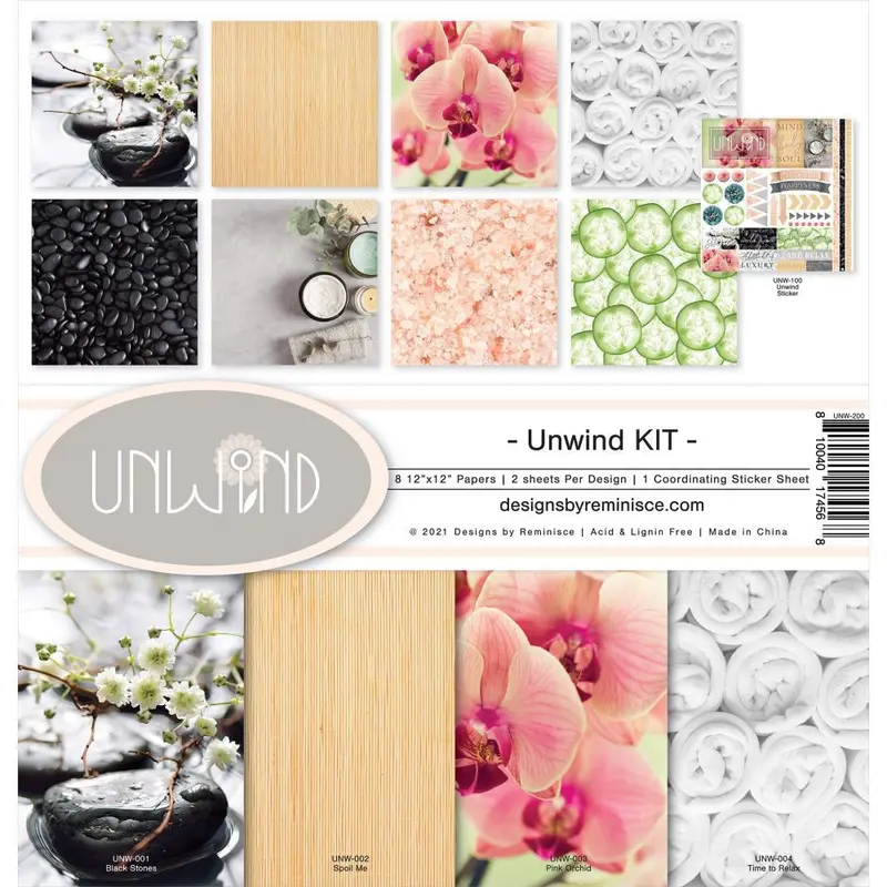 Unwind - 12X12 Collection Pack 1