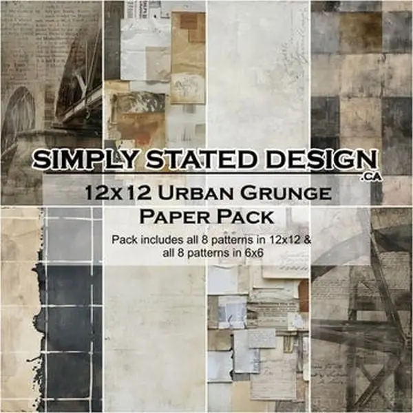 Urban Grunge - 12X12 Collection Pack 1