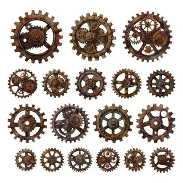 Urban Grunge - Ephemera - Gears 1