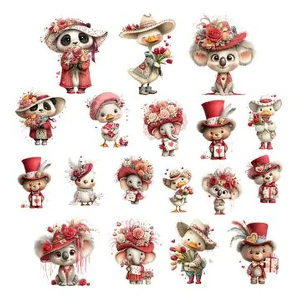 Valentine Critters - Ephemera 1