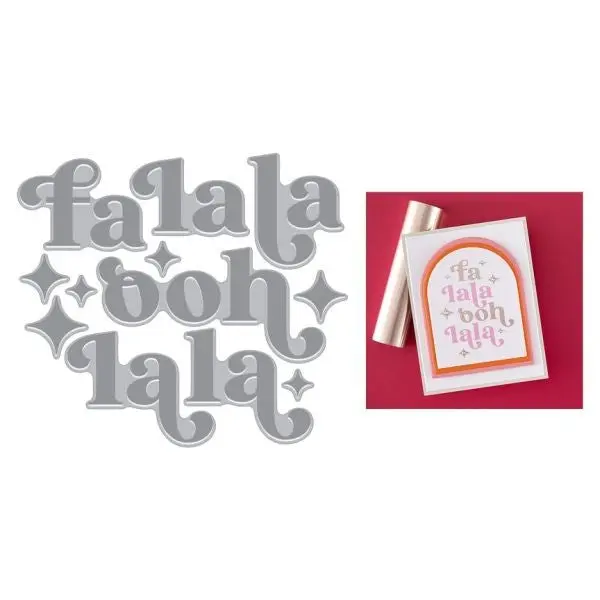 Very Merry Collection - Fa La La Bretterpress Plate 1