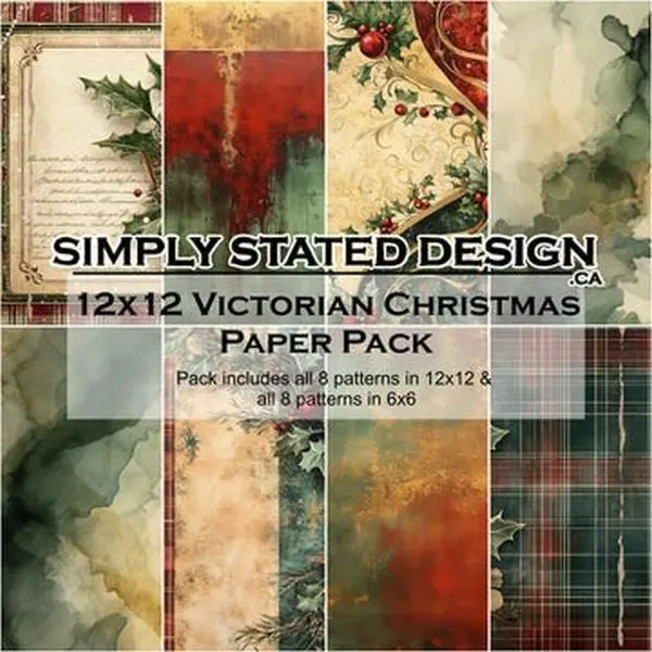 Victorian Christmas - 12X12 Collection Pack 1
