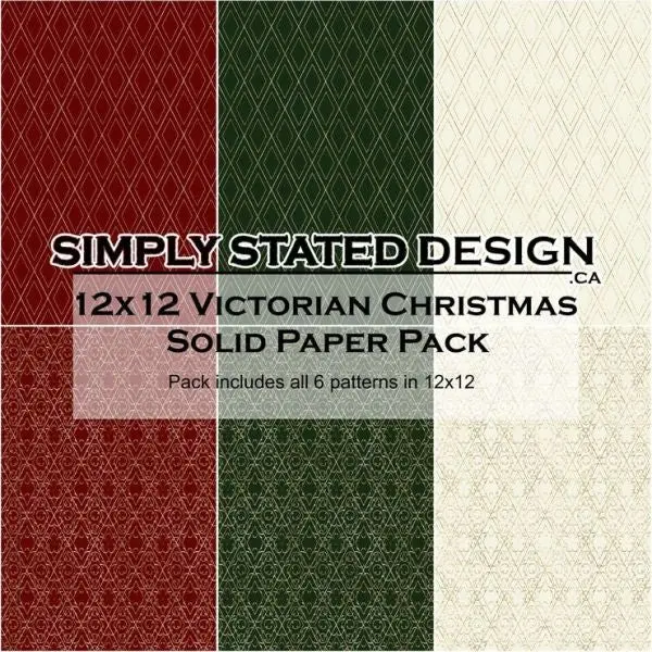 Victorian Christmas - 12X12 Collection Pack - Solids 1