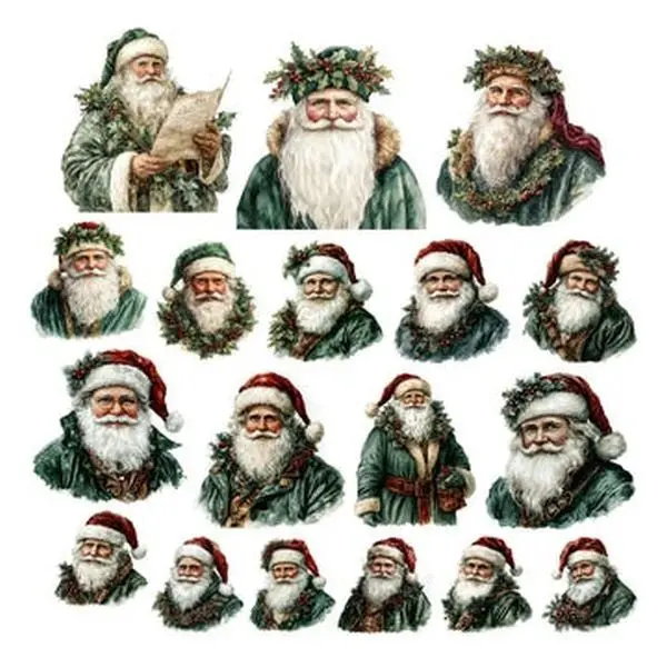Victorian Christmas - Ephemera - Santa 1