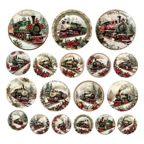 Victorian Christmas - Ephemera - Trains 1