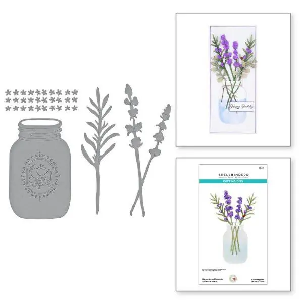 Victorian Garden Collection - Mason Jar And Lavendar 1