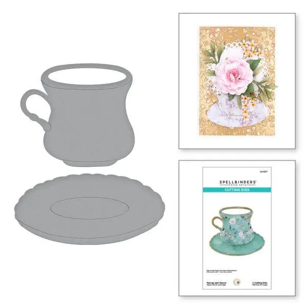 Victorian Garden Collection - Teacup And Saucer Dies 1