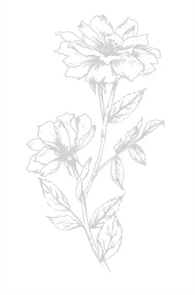 Victorian Petals Impress-Ion Press & Foil Plate 1