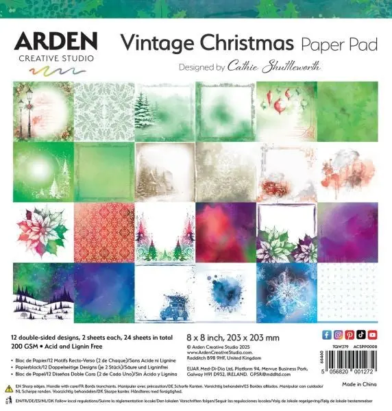 Vintage Christmas - 8X8 Collection Pack 1