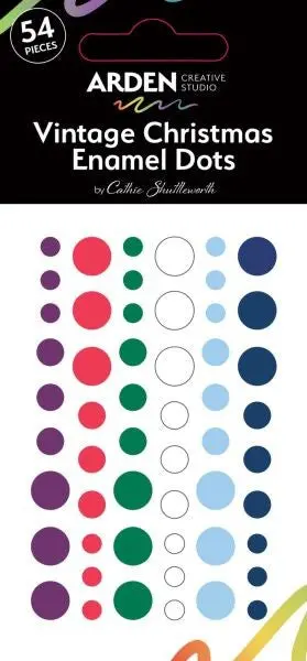 Vintage Christmas - Enamel Dots 1