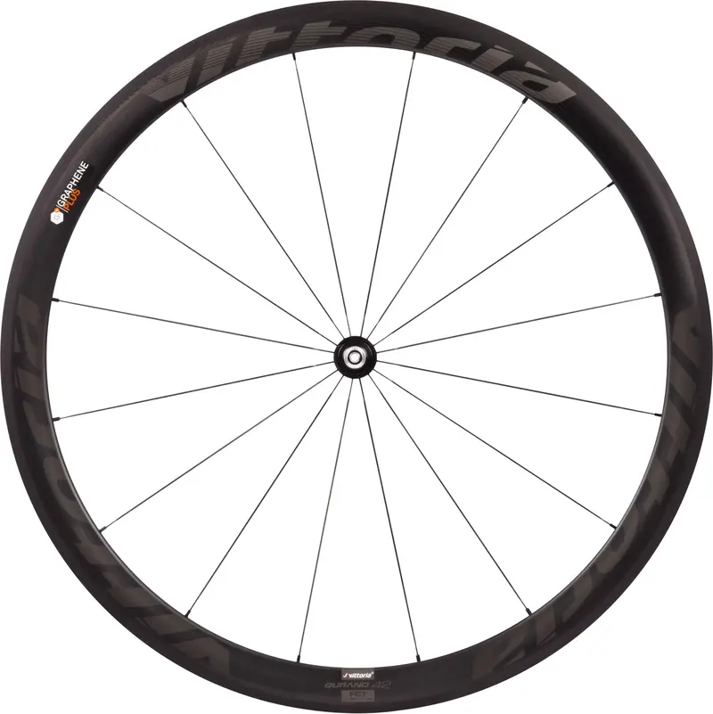 Vittoria Qurano 46 Carbon Tubular G+ Road Bike Wheel 1