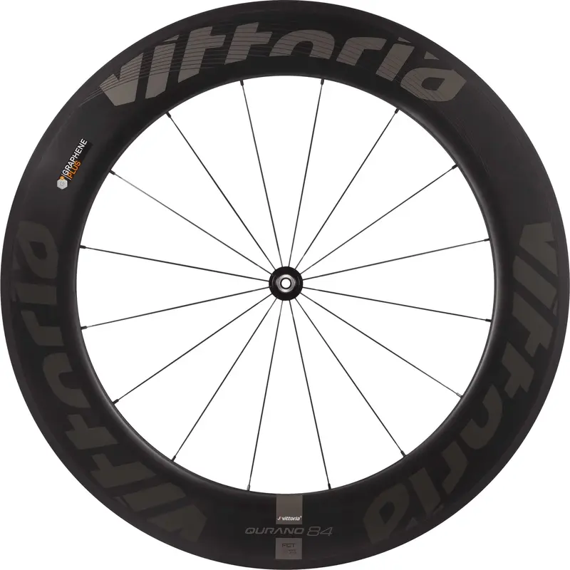 Vittoria Qurano 84 Carbon Tubular G+ Road Bike Wheel 1