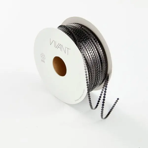 Vivant Circle Metallic Cord - Black 1