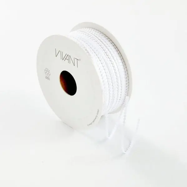 Vivant Circle Metallic Cord - White 1