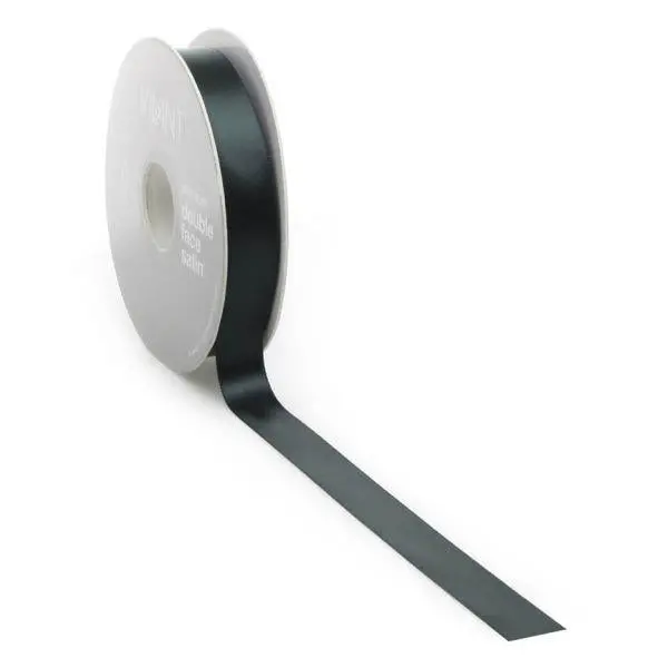 Vivant Double Face Satin Dark Green Ribbon 1