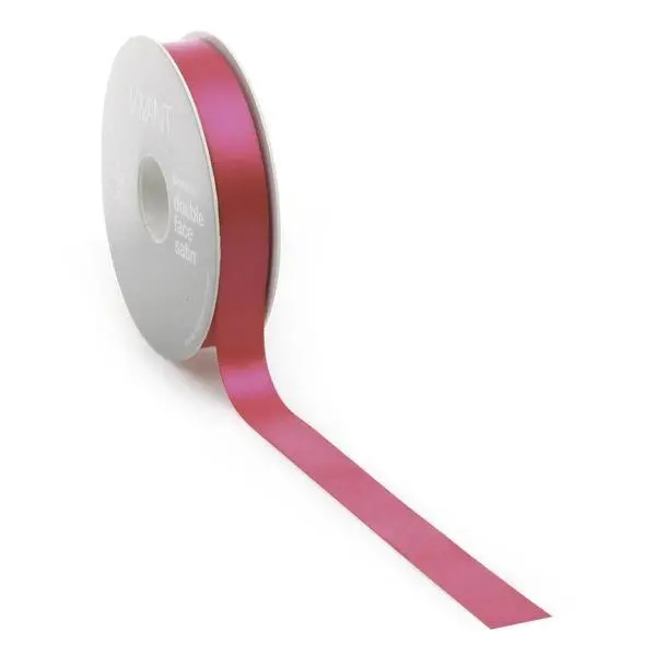 Vivant Double Face Satin Fuchsia Ribbon 1