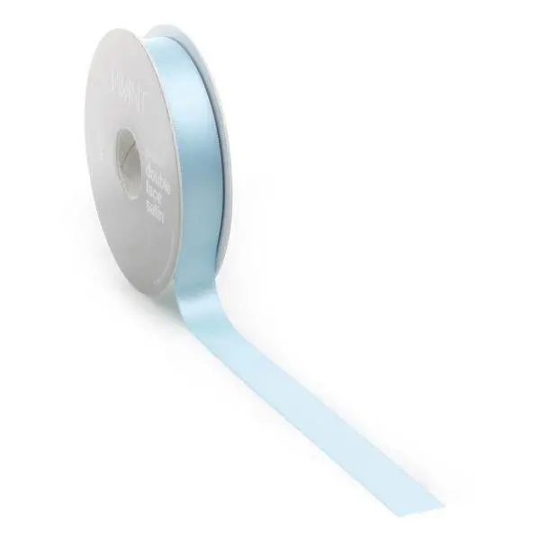 Vivant Double Face Satin Turquoise Ribbon 1