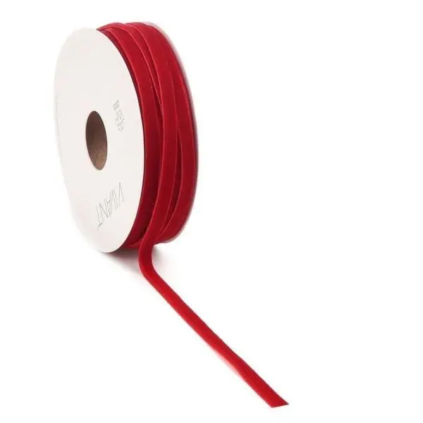 Vivant Velvety Ribbon - Warm Red 1