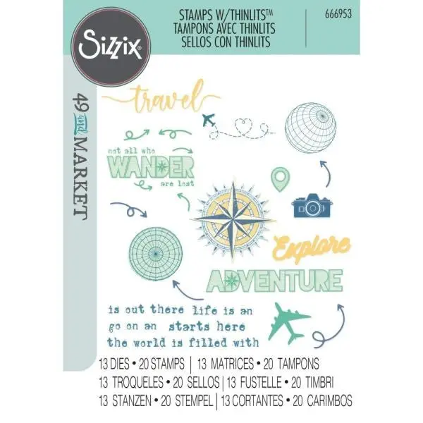 Wanderlust Explorer - Stamp & Die Set 1