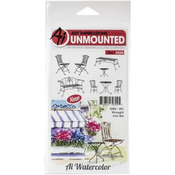 Watercolour Stamps - Wrought Iron Set 1