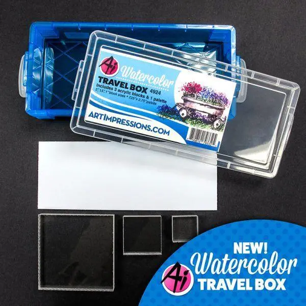 Watercolour Travel Box - Clear 1