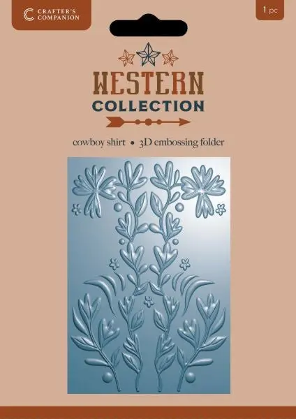 Western Collection - Cowboy Shirt - 3D Embossing Folder 1