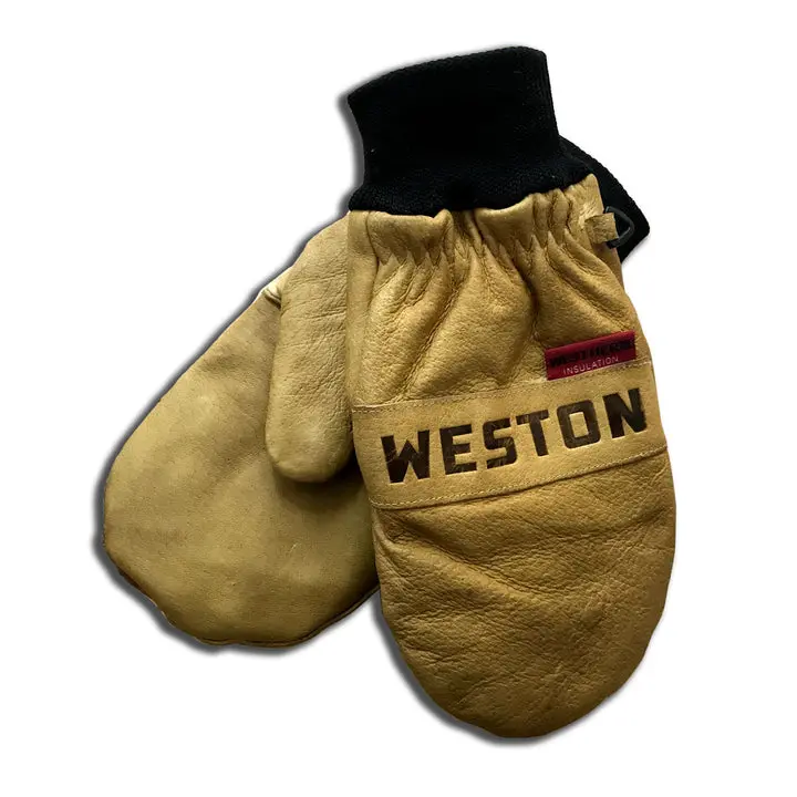 Weston Hero Hands Full Leather Mitt Snow Winter Gloves 1