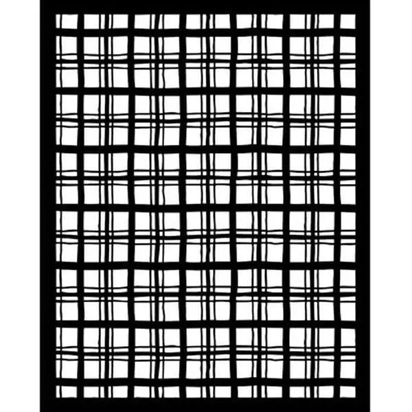 Whispering Woods - Stencil - Tartan Pattern 1