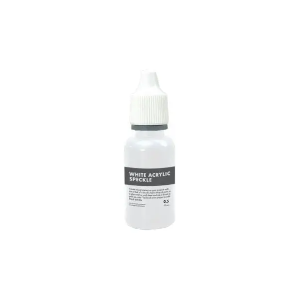 White Acrylic Speckle Ink 1