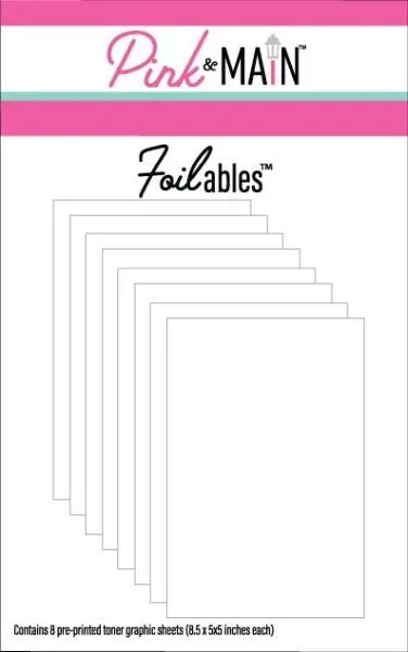 White Foilables Toner Sheets 1