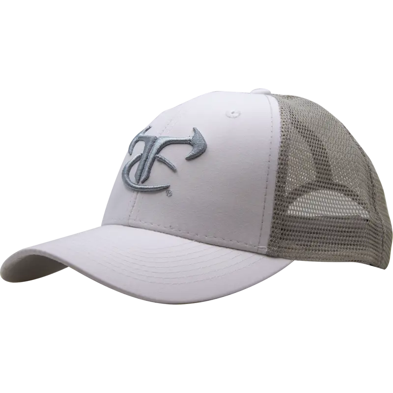 White/Vapor Gray Logo Cap 1