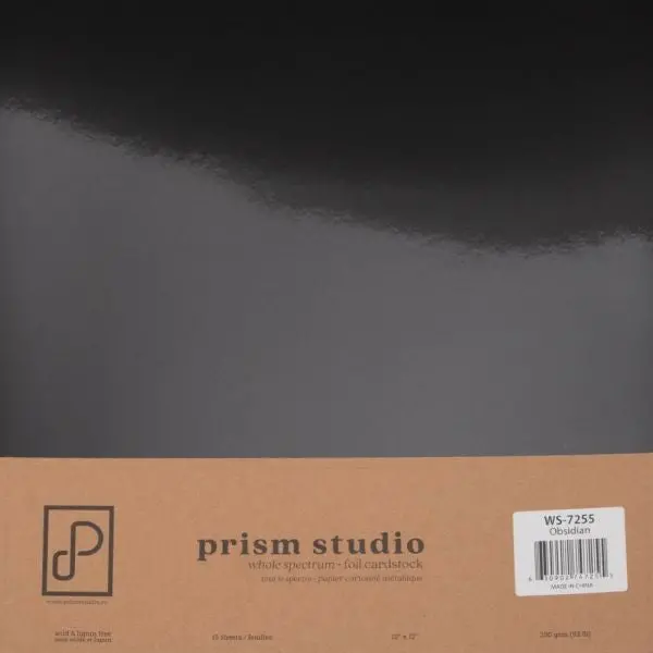 Whole Spectrum Foil Cardstock - Obsidian 1