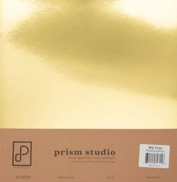 Whole Spectrum Foil Cardstock - Wedding Band 1