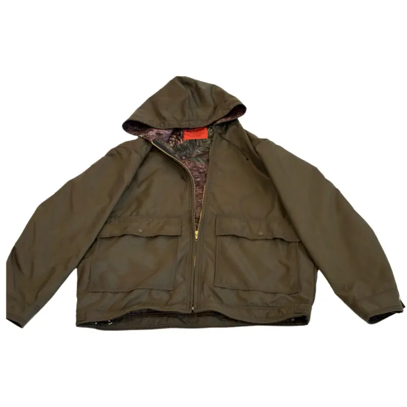 Wildcat Valley 3/4 Length Camo-Fleece Lined Hooded Jacket #521 1