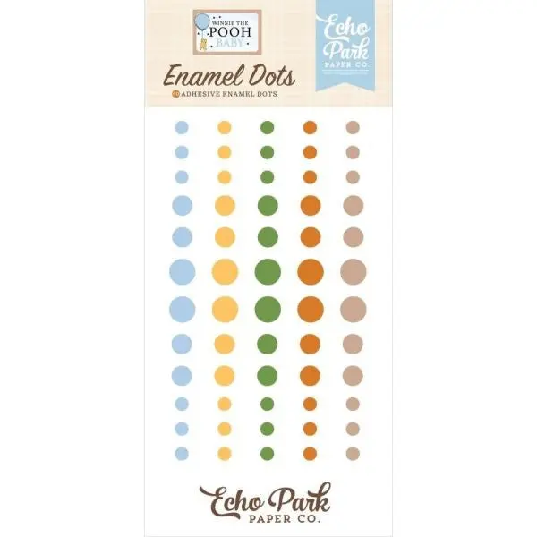 Winnie The Pooh Baby - Enamel Dots 1