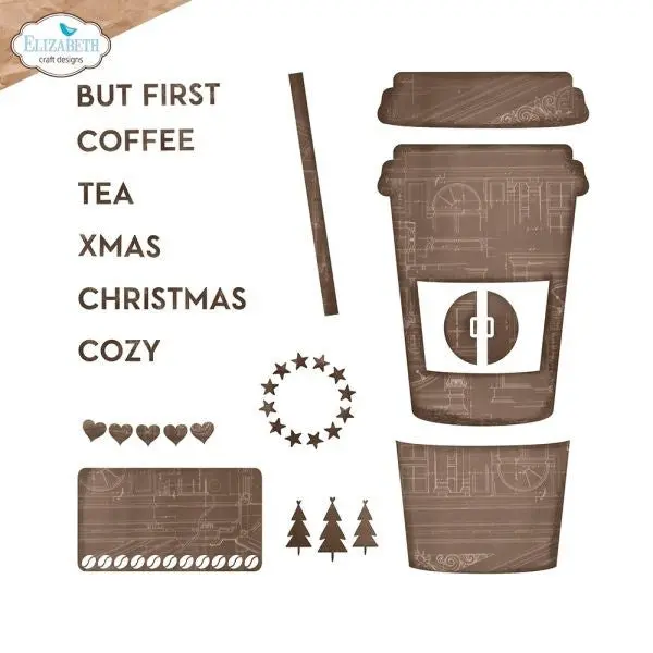 Winter Bliss Collection - Dies - Take Away Cup 1