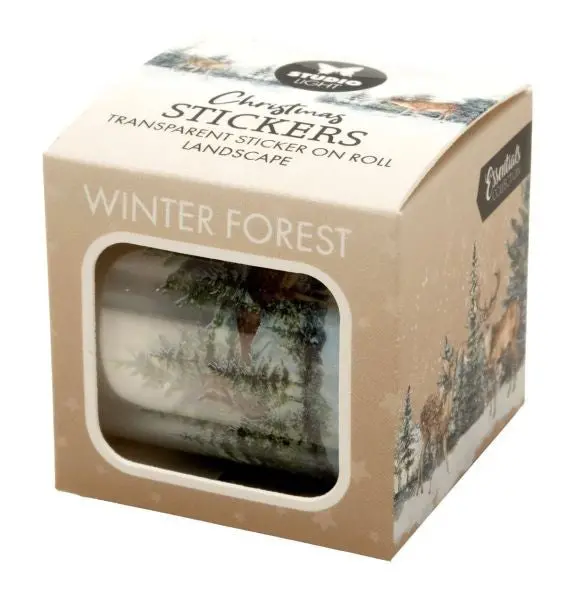 Winter Forest - Clear Stickers 1